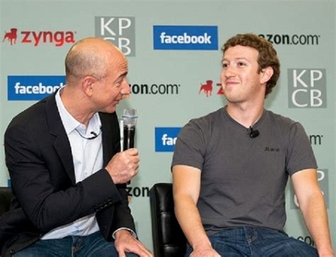 jeff Bezos and Mark Zuckerberg